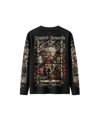 【Untitled Artworks】Tee Long Sleeve Cathedral Black