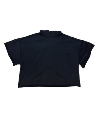 【Untitled Artworks】Hoodie Poncho Black