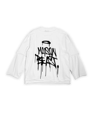 【Maison Beast】Double Layered Long Sleeve Tee