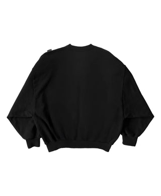 【Maison Beast】EYECONIC WIDE-SLEEVE CREWNECK