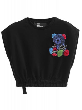 【MWM】WOMAN TEDDY CROP TOP