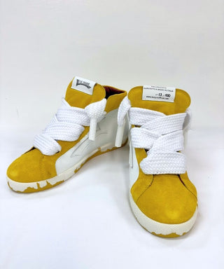 【LE SIGNE】CLASSIC High-sole White&Yellow sneaker